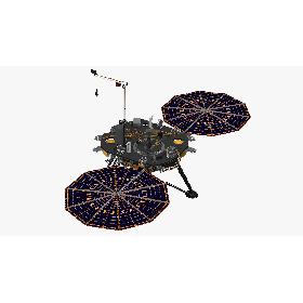 3D InSight Mars Lander